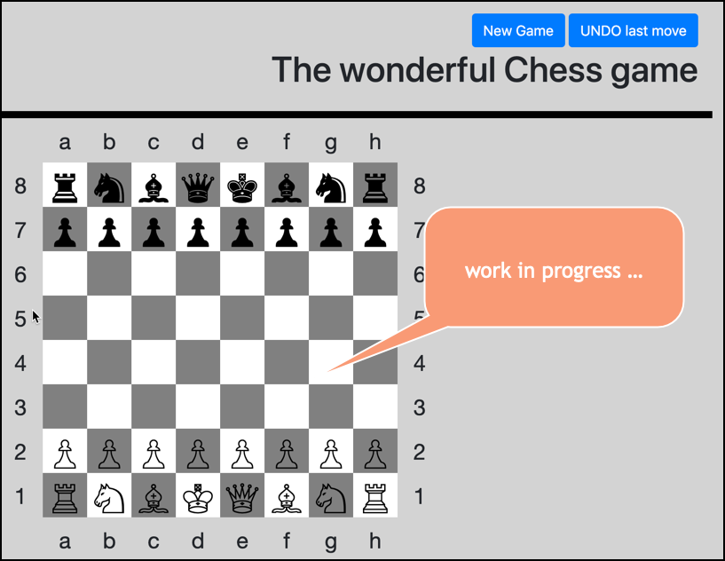 screenshot of board